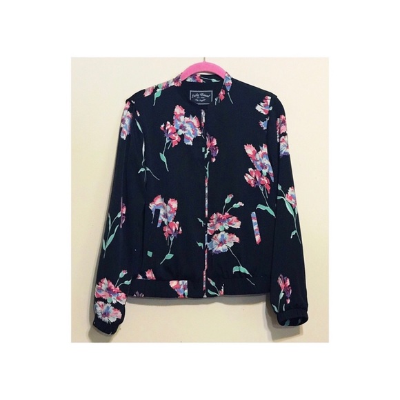 Lucky Brand Jackets & Blazers - Lucky brand floral bomber
